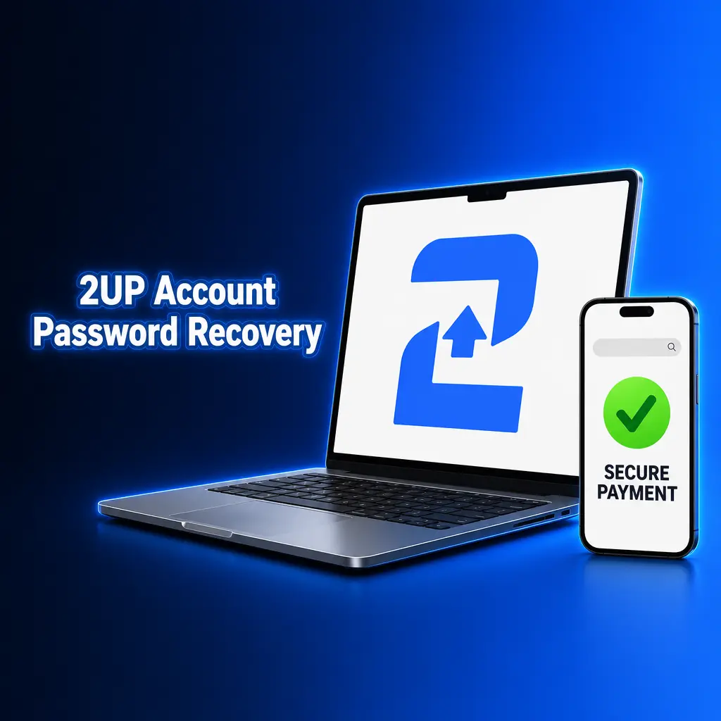 2UP account password recovery steps