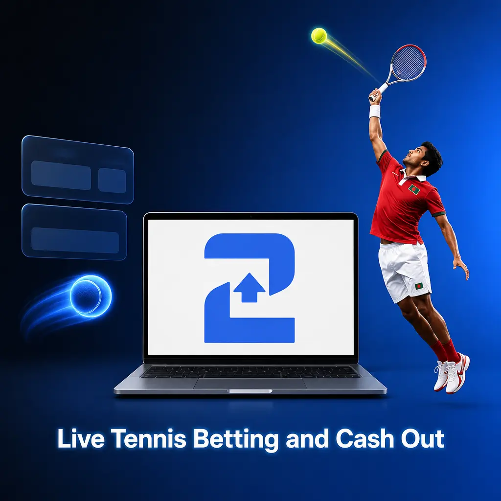 Live tennis betting at 2UP with fast in-play odds, cash out, real-time stats, and match streaming options.