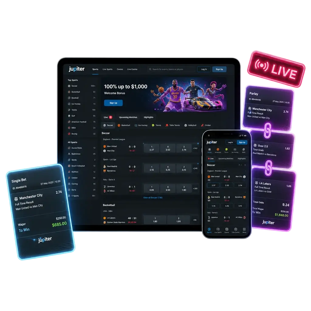 Overview of bet types on 2UP: Moneyline, Point Spread, Totals, Parlays, Teasers, Prop Bets, Futures, and Live Betting.