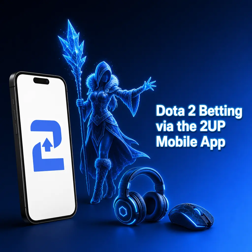 Step-by-step guide to betting on Dota 2 using the 2UP mobile app, from installation to confirming your bet.