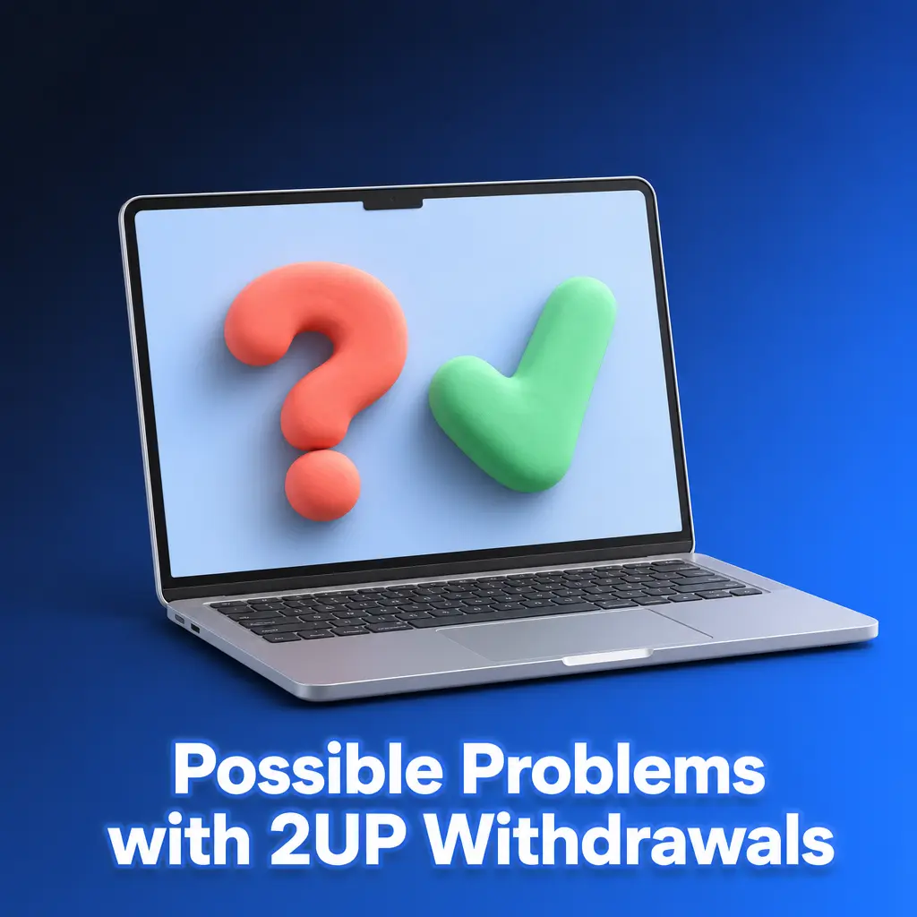 Common 2UP withdrawal issues: pending delays, failed verification, active bonus wagering, invalid amounts, or unsupported withdrawal methods.
