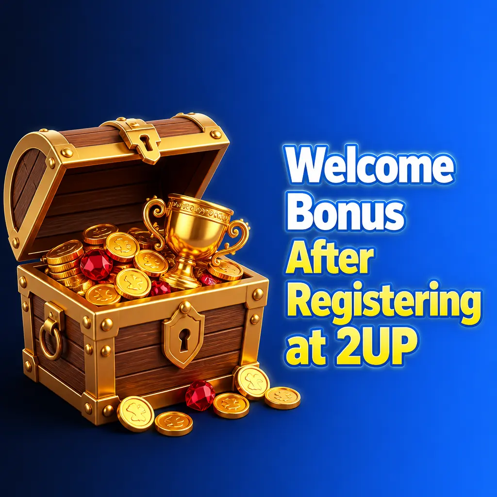 2UP welcome bonus: up to 200% match deposit up to 2000 USD plus 500 free spins for new players